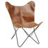 SESSEL in Metall, Leder Braun, Schwarz - Schwarz/Braun, LIFESTYLE, Leder/Metall (72/78/92cm) SESSEL in Metall, Leder Braun, Schwarz - Schwarz/Braun, LIFESTYLE, Leder/Metall (72/78/92cm)