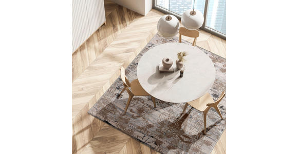 WEBTEPPICH 80/150 cm Antea Grau, Beige  - Beige/Grau, Design, Textil (80/150cm) - Novel