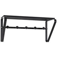 WANDGARDEROBE  in Schwarz  - Schwarz, Design, Metall (48/20/18cm)