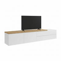 LOWBOARD  240/44/35 cm 2 Schublade(n) hängend  - Eichefarben/Weiß, KONVENTIONELL, Holz/Holzwerkstoff (240/44/35cm) - Xora