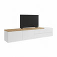 LOWBOARD  240/44/35 cm 2 Schublade(n) hängend  - Eichefarben/Weiß, KONVENTIONELL, Holz/Holzwerkstoff (240/44/35cm) - Xora