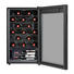 WEINKÜHLSCHRANK WKS 1-36 - Schwarz, Design, Glas/Metall (49/84,2/44cm) - Silva Homeline WEINKÜHLSCHRANK WKS 1-36 - Schwarz, Design, Glas/Metall (49/84,2/44cm) - Silva Homeline