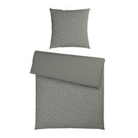Bettwäsche 2er Set Samt, Flachgewebe 155/220 cm  - Salbeigrün, Design, Textil (155/220cm) - Esposa