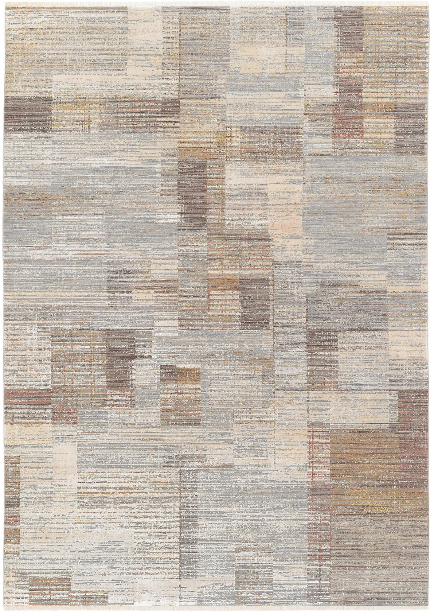 Dieter Knoll Webteppich Tinto Citta Gelb 240x330 cm
