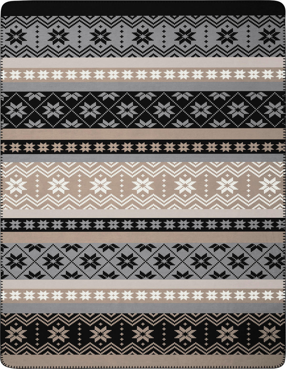 DECKE 150/200 cm  - Braun, Basics, Textil (150/200cm)