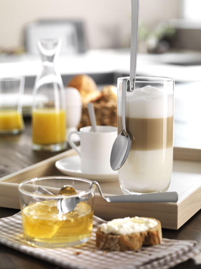 LATTE-MACCHIATO-LÖFFELSET - Edelstahlfarben, Basics, Metall - Zwilling