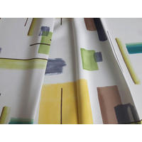 Material Perdele Și Draperii obscuritate  - galben/verde, Basics, textil (150cm)