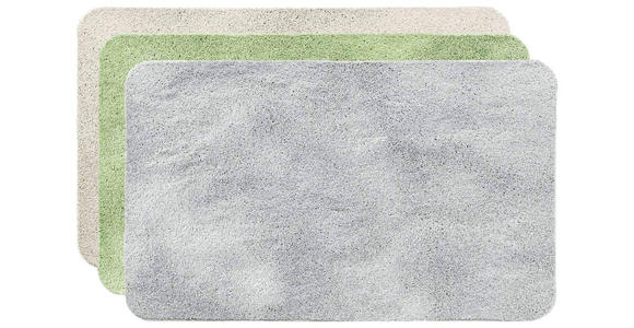 BADEMATTE Grau 60/100 cm  - Grau, Basics, Kunststoff/Textil (60/100cm) - Esposa