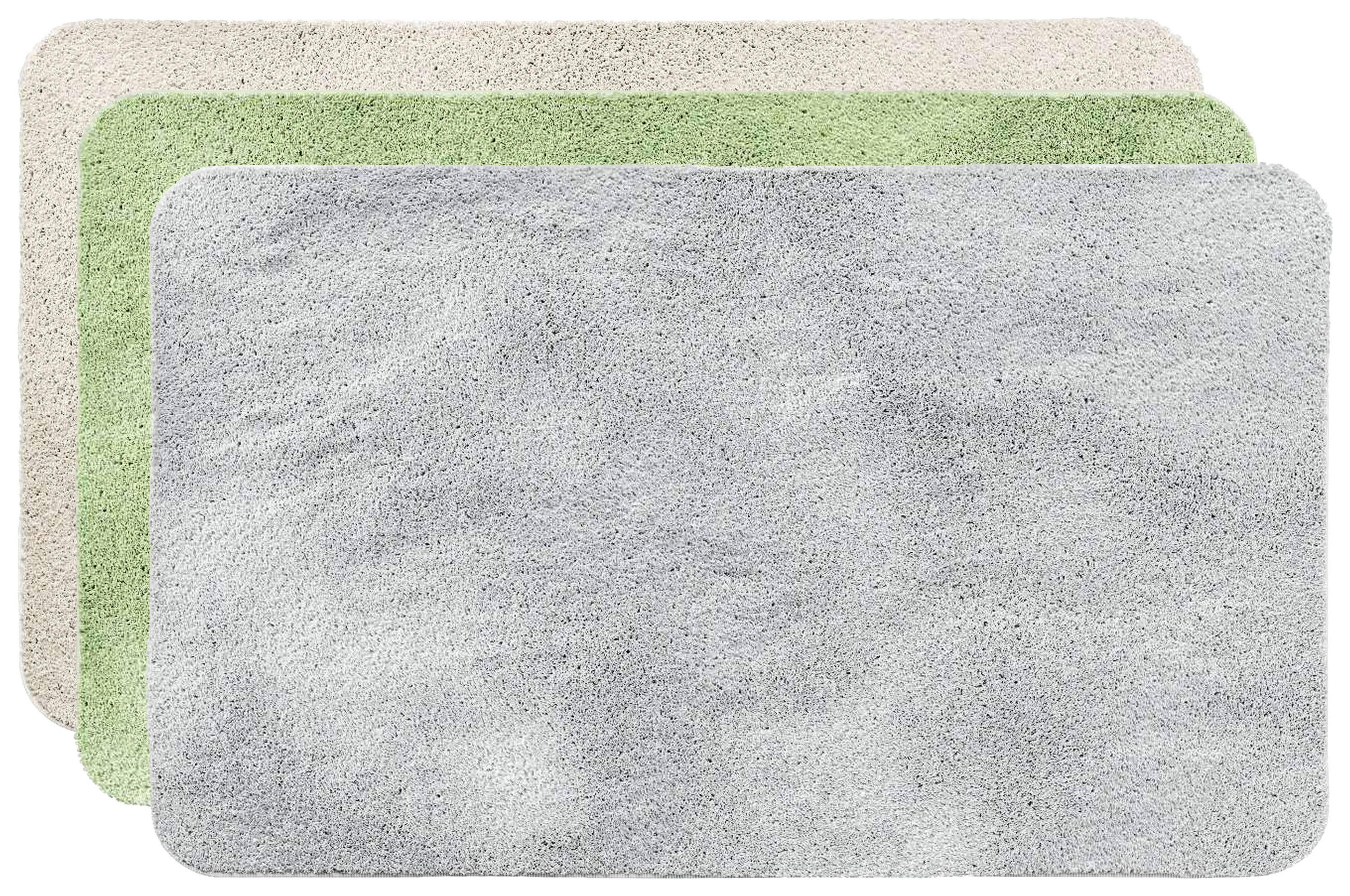 BADEMATTE Hellbraun 60/100 cm  - Hellbraun, Basics, Kunststoff/Textil (60/100cm) - Esposa