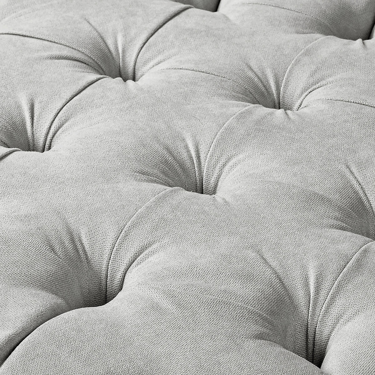 HOCKER Textil Grau  - Braun/Grau, Design, Holz/Textil (80/45/80cm) - Livetastic