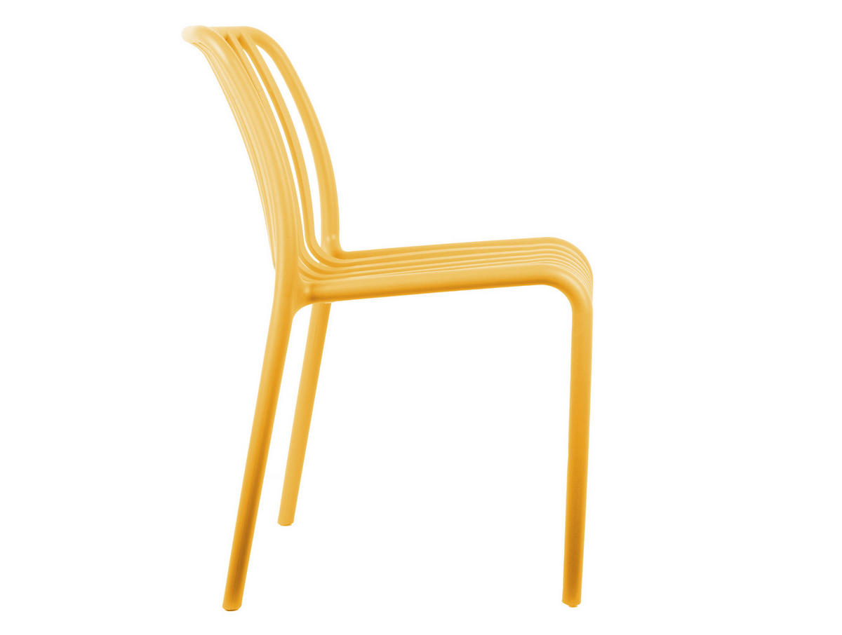 STUHL Hellgelb  - Hellgelb, Basics, Kunststoff (42/58/79cm) - Leitmotiv