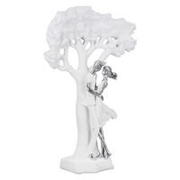 SKULPTUR - Weiß, LIFESTYLE, Kunststoff (32/44/13cm)