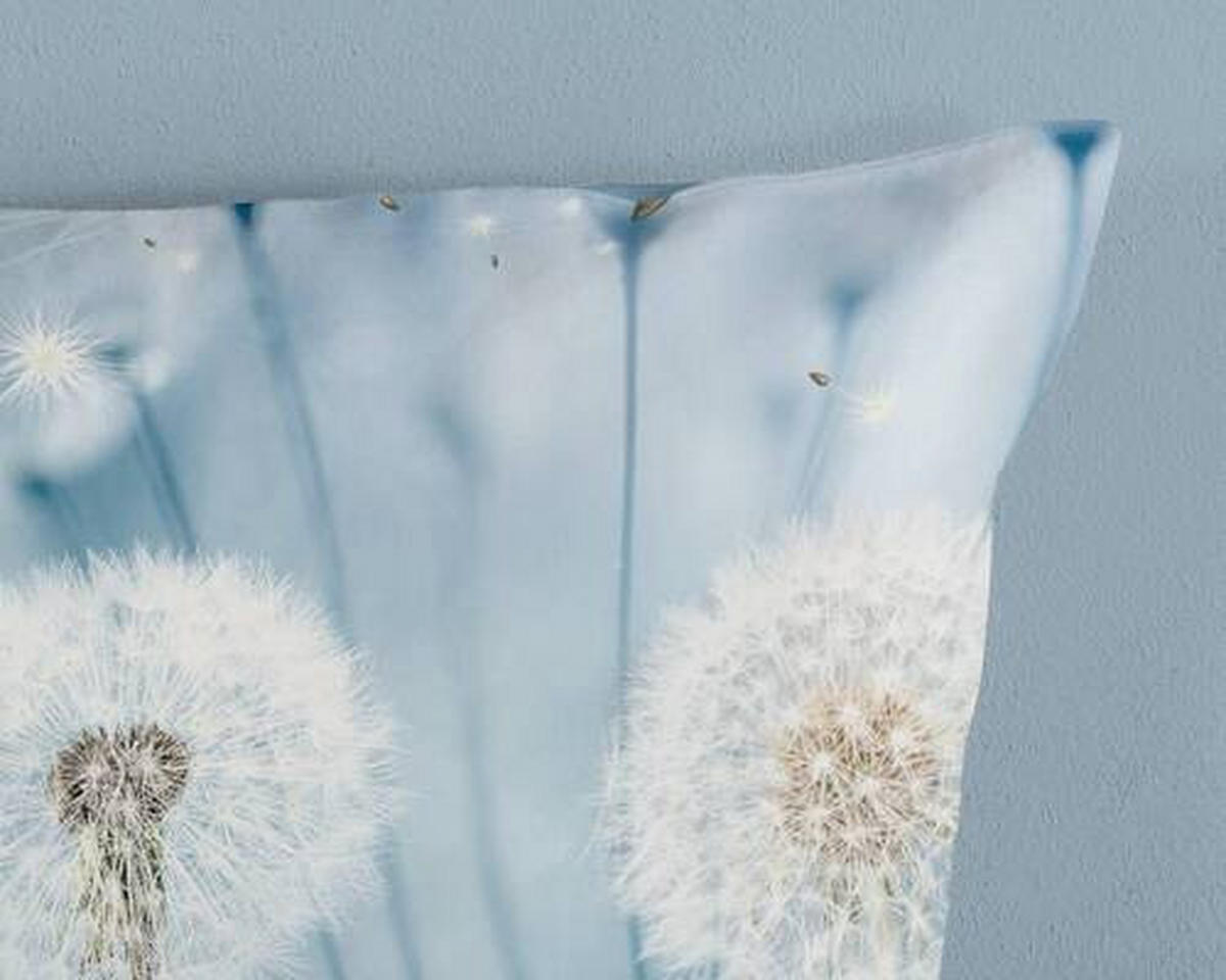 WENDEBETTWÄSCHE Wishfull Renforcé 135/200 cm  - Blau, Natur, Textil (135/200cm)