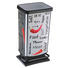 ABFALLEIMER 40 L - Silberfarben/Schwarz, Design, Kunststoff (35,3/29,5/67,6cm) - Rotho ABFALLEIMER 40 L - Silberfarben/Schwarz, Design, Kunststoff (35,3/29,5/67,6cm) - Rotho