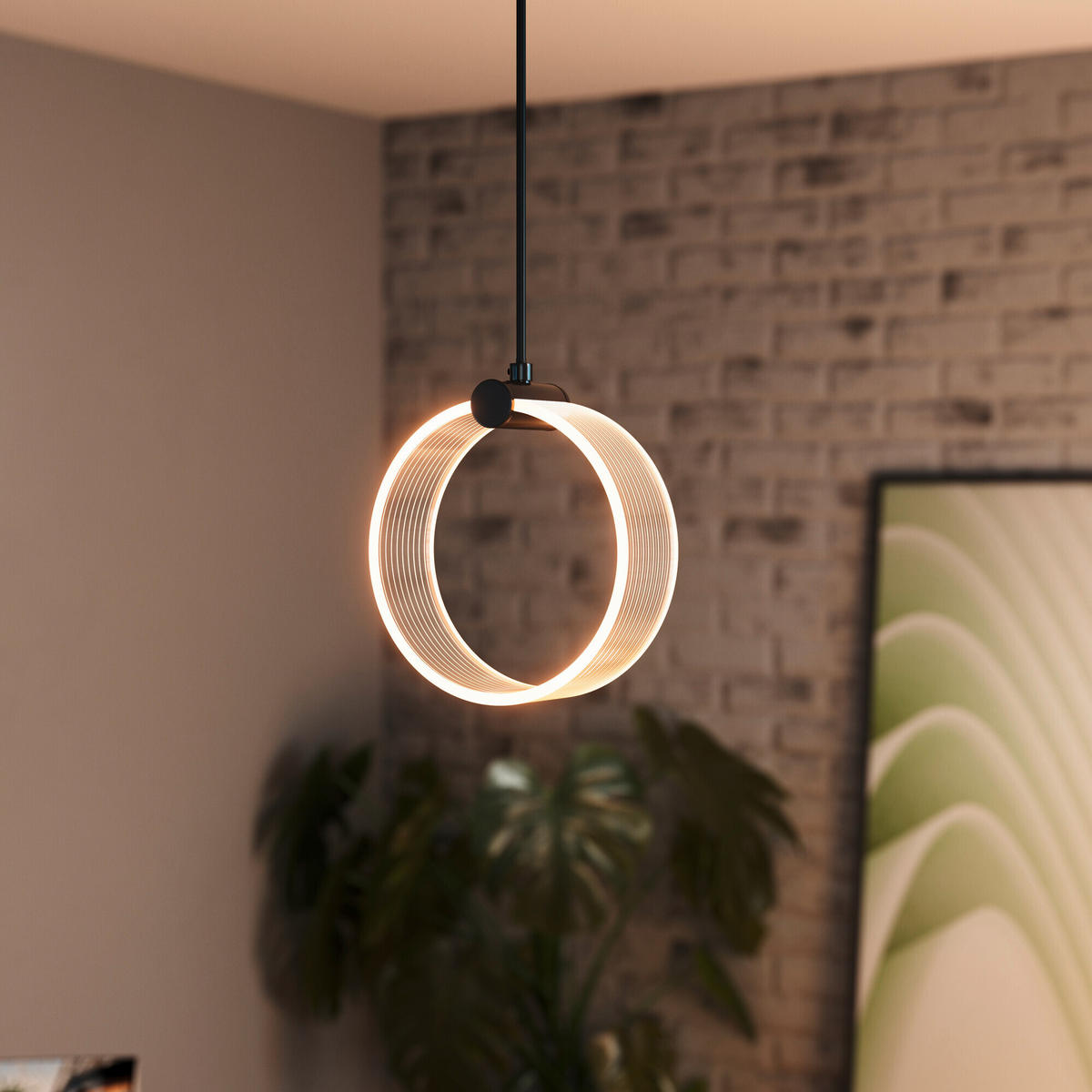 LED-HÄNGELEUCHTE 16/121 cm  - Schwarz, Design, Kunststoff (16/121cm) - Ledvance