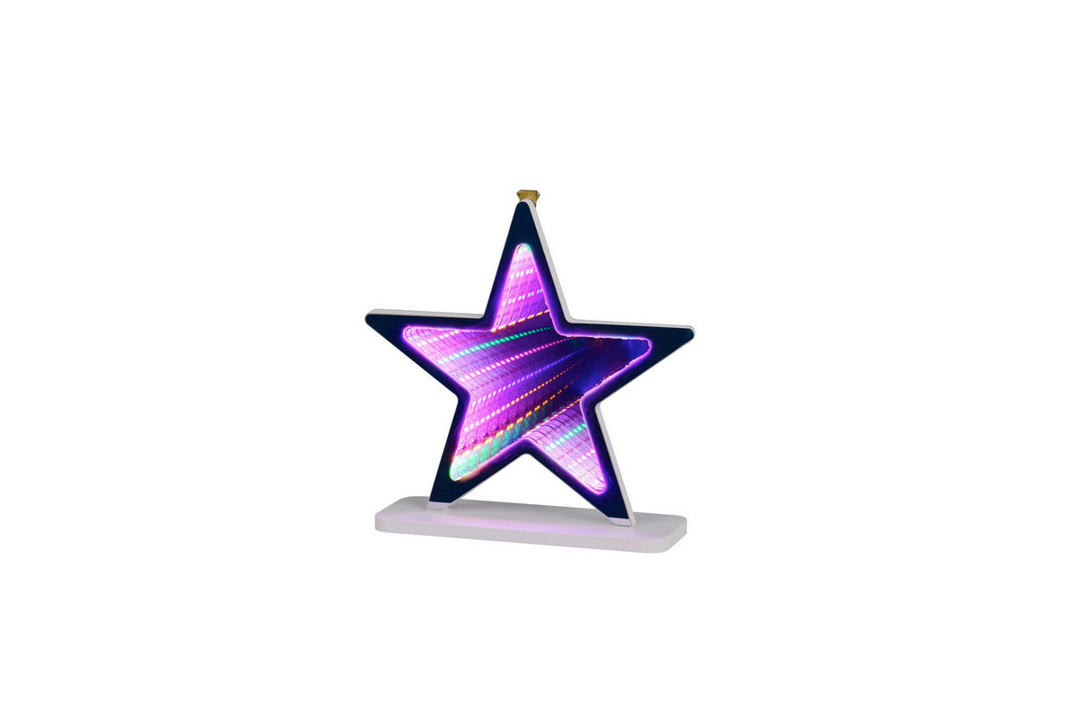 LED-WANDLEUCHTE Etoile 20/20/6 cm  - Weiß, LIFESTYLE, Kunststoff (20/20/6cm)