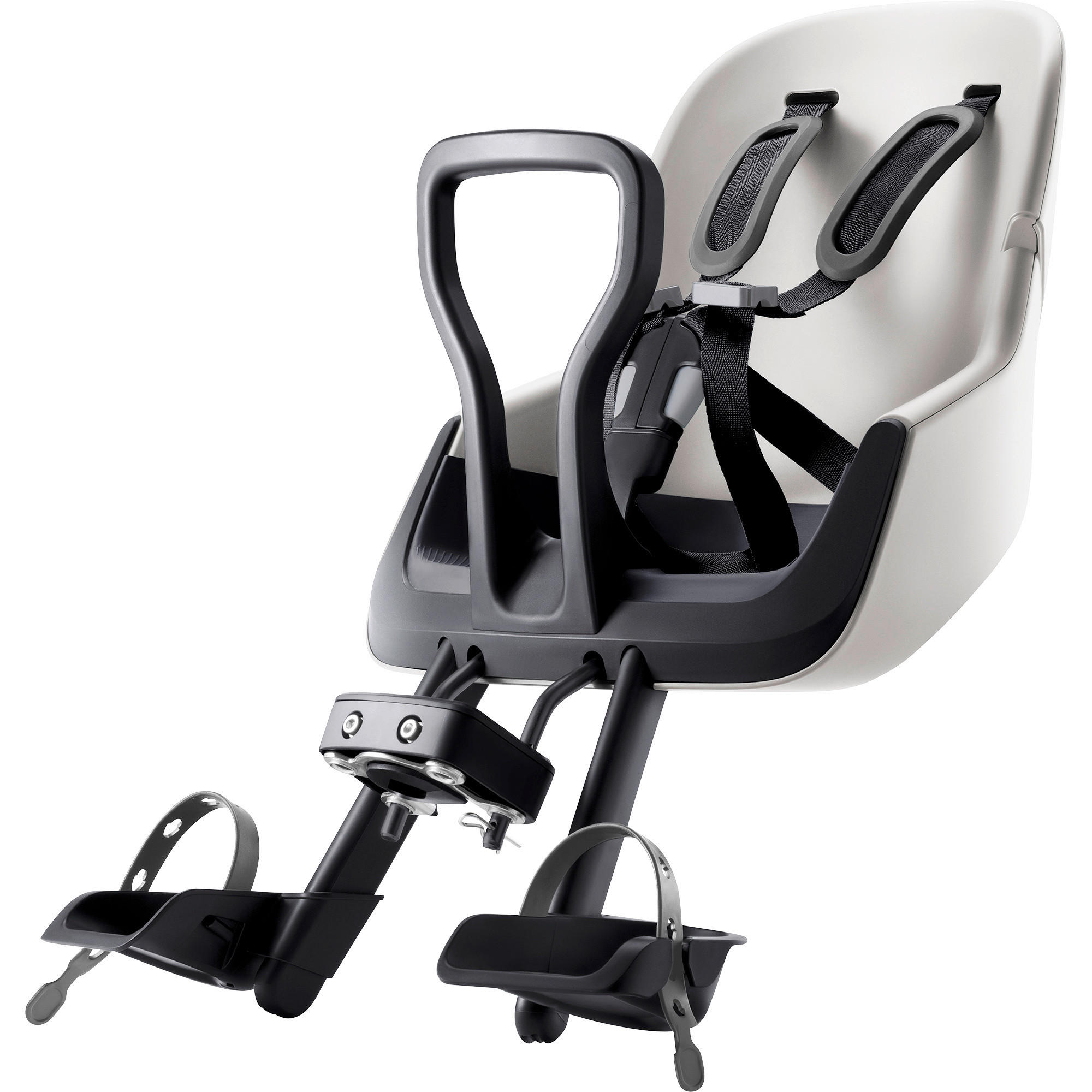 FAHRRADKINDERSITZ - Graublau/Weiß, Basics, Kunststoff/Textil (40/60/32cm) - Britax Römer