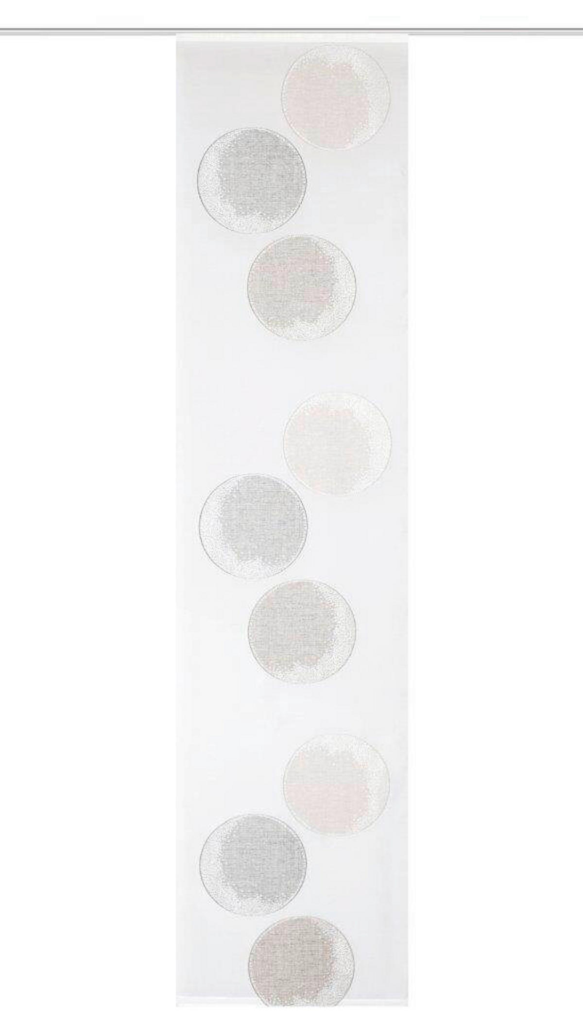 FLÄCHENVORHANG   halbtransparent   60/245 cm  - Bernsteinfarben, Design, Textil (60/245cm)