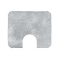 WC PŘEDLOŽKA, šedá - šedá, Basics, textil/plast (50/60cm) - Esposa