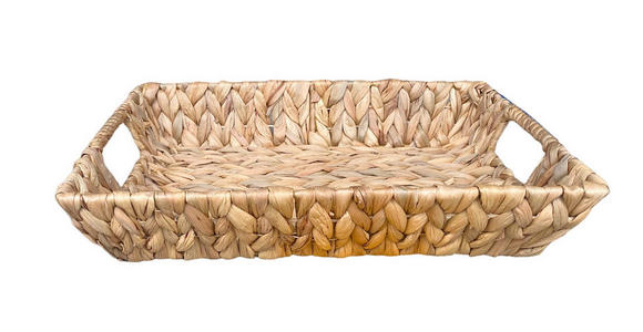 SERVIERTABLETT   37/27/7 cm   - Hellbraun, Basics, Naturmaterialien/Metall (37/27/7cm) - Landscape