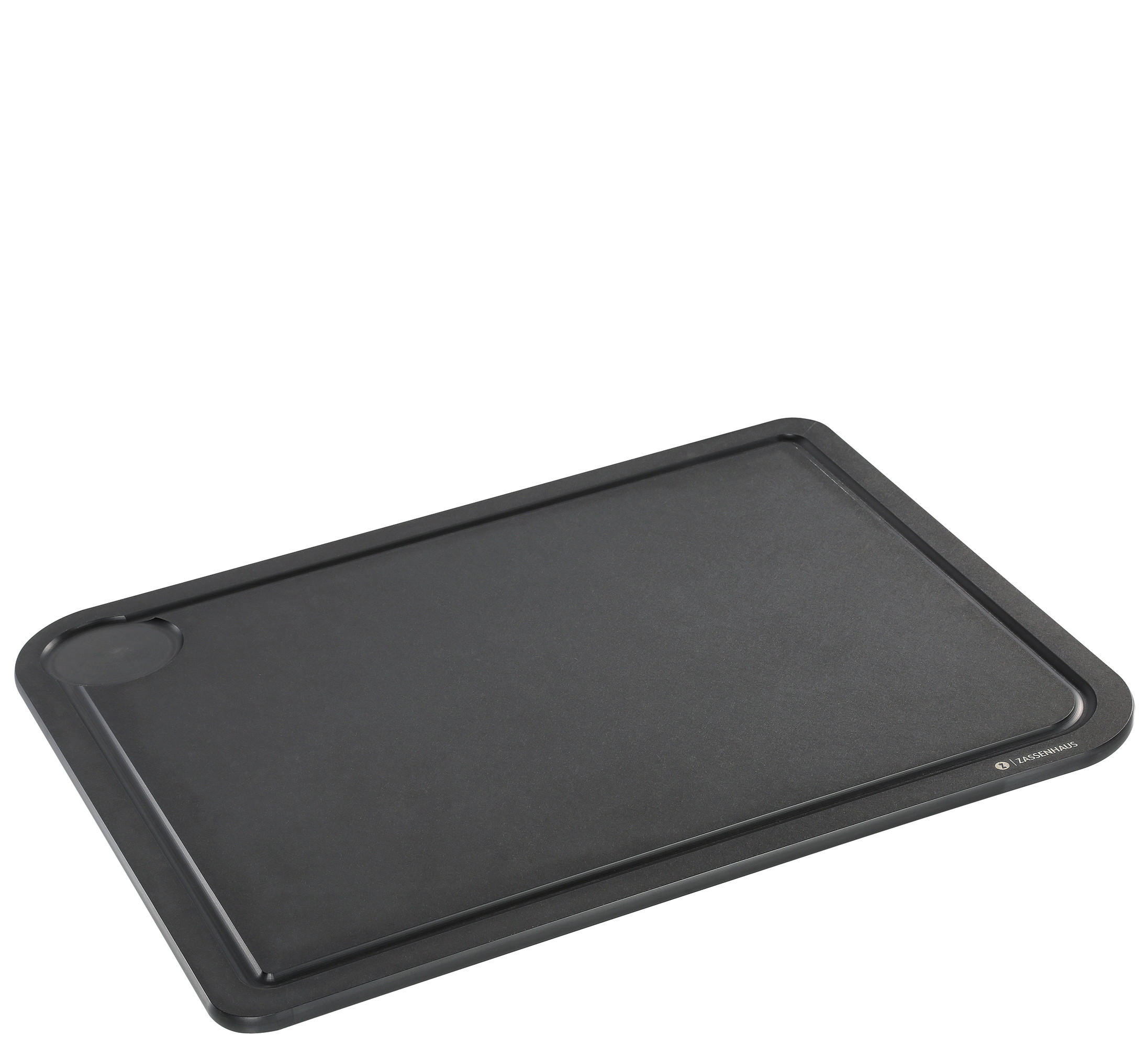 Zassenhaus Schneidebrett Comfort Plus Schwarz 38x0.9x49.5 cm