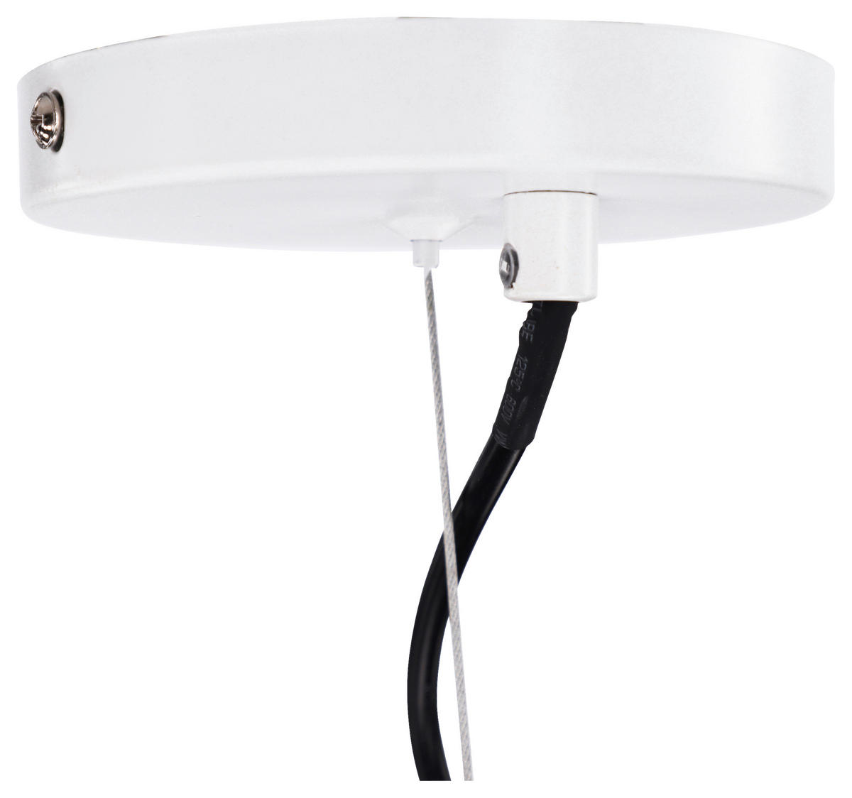 HÄNGELEUCHTE 40/26/40 cm   - Weiß, Basics, Naturmaterialien (40/26/40cm) - P & B