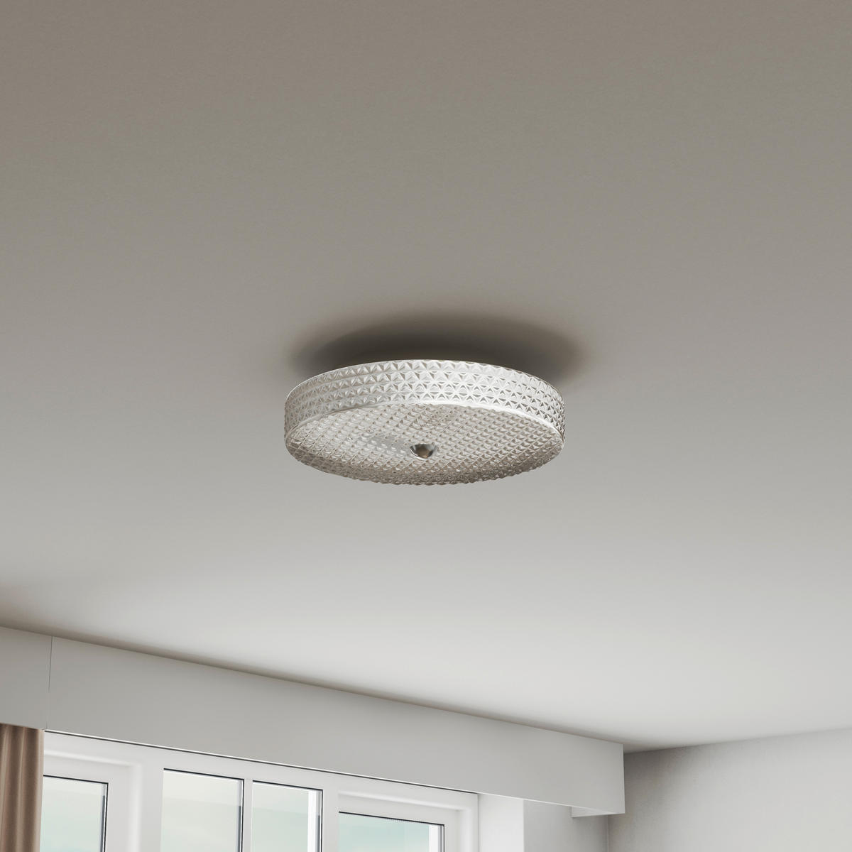 LED-TAKLAMPA 21 W 40/9,5 cm  - klar, Klassisk, metall/glas (40/9,5cm) - Glandor