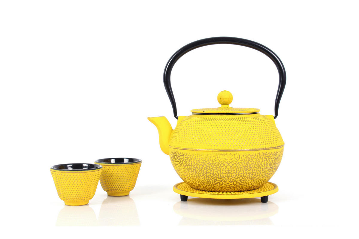 Set Ceainic Și Ceașcă  - galben, Basics, metal (1100ml) - Echtwerk