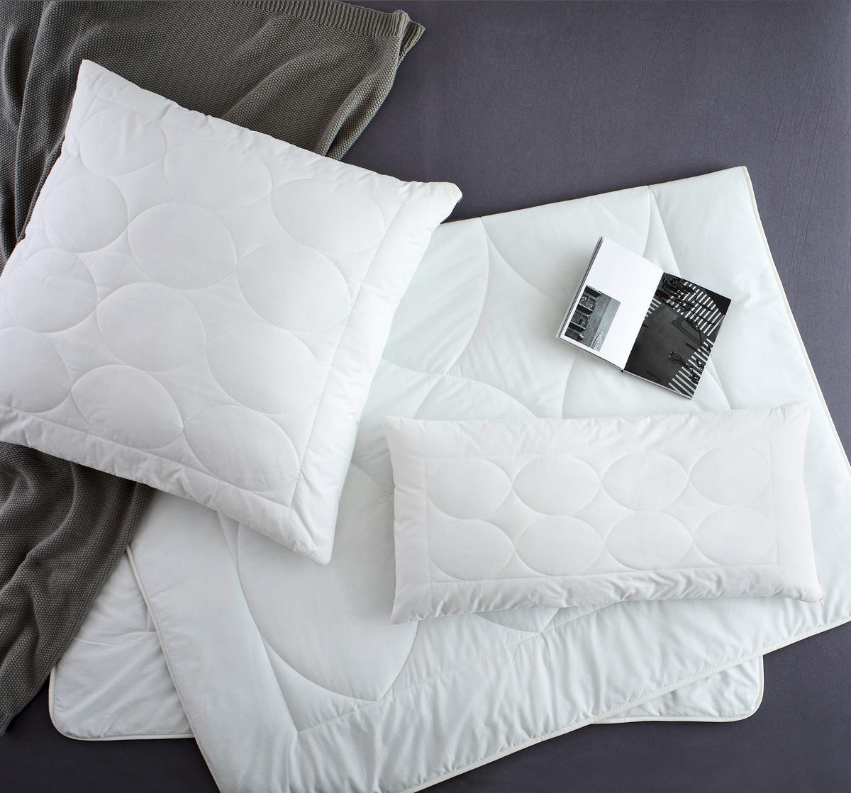 GANZJAHRESDECKE  Tendre  135/200 cm   - Naturfarben, KONVENTIONELL, Kunststoff/Textil (135/200cm) - Bio:Vio
