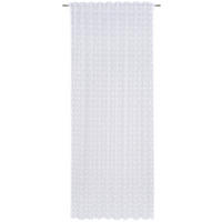 KONČANA ZAVESA  pol prosojno   140/245 cm  - bela, tekstil (140/245cm) - Esposa
