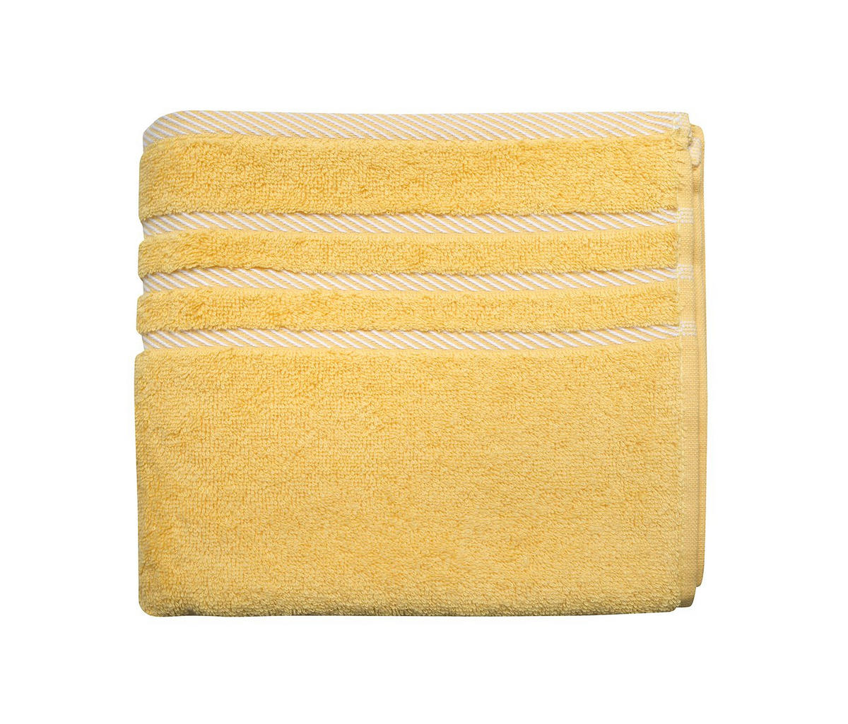 RUČNÍK, 50/90 cm, žlutá, bílá - bílá/žlutá, Konvenční, textil (50/90cm) - Esposa