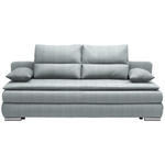 SCHLAFSOFA  in Webstoff Hellblau  - Silberfarben/Hellblau, KONVENTIONELL, Kunststoff/Textil (207/94/90cm) - Venda