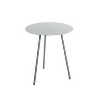 BEISTELLTISCH 40/40/45 cm Grau rund  - Grau, Trend, Metall (40/40/45cm)