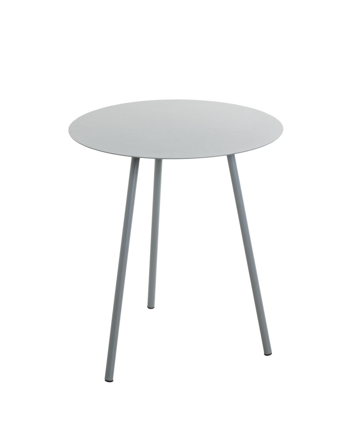 BEISTELLTISCH 40/40/45 cm Grau rund  - Grau, Trend, Metall (40/40/45cm)