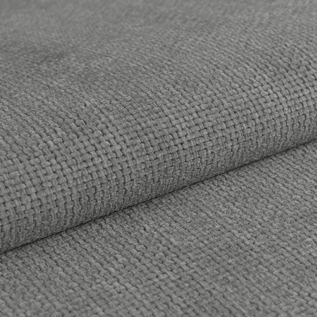HOCKER Drell Dunkelgrau  - Dunkelgrau, MODERN, Textil/Metall (90/44/73cm) - MID.YOU