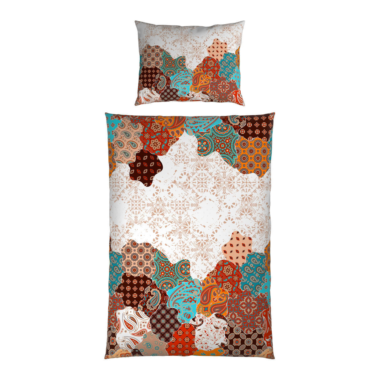 OBOUSTRANNÉ POVLEČENÍ, satén, vícebarevná, 140/200 cm - vícebarevná, Trend, textil (140/200cm) - Esposa