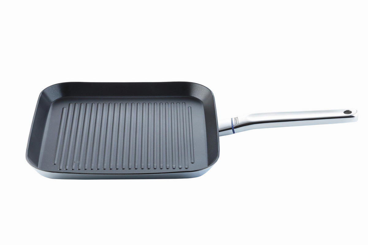 GRILLPFANNE Lafer  - Silberfarben, Design, Metall (29,5/29,5cm) - Johann Lafer
