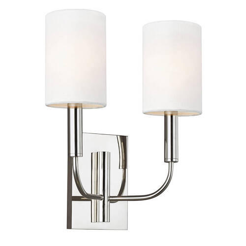 STENSKA SVETILKA  Elstead Brianna ///220-240 V/E14 - barve niklja, Konvencionalno, kovina (28.9/35.9/16.5cm) - Elstead Lighting