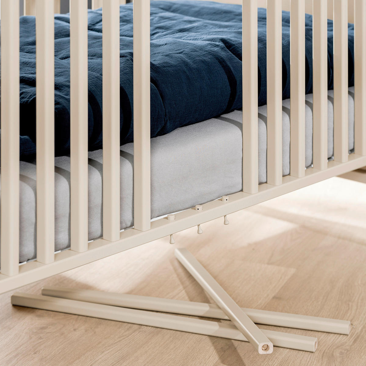 GITTERBETT Eefje 146,8/76,3/87,6 cm  - Beige, Basics, Holzwerkstoff (146,8/76,3/87,6cm) - Paidi