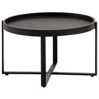 KONFERENČNÍ STOLEK, černá, dřevo, 60/60/35 cm - černá, Design, kov/dřevo (60/60/35cm) - MID.YOU