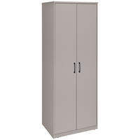 DREHTÜRENSCHRANK 72/194/54 cm 2-türig Kaschmir  - Kaschmir/Schwarz, Basics, Holzwerkstoff/Metall (72/194/54cm) - Xora