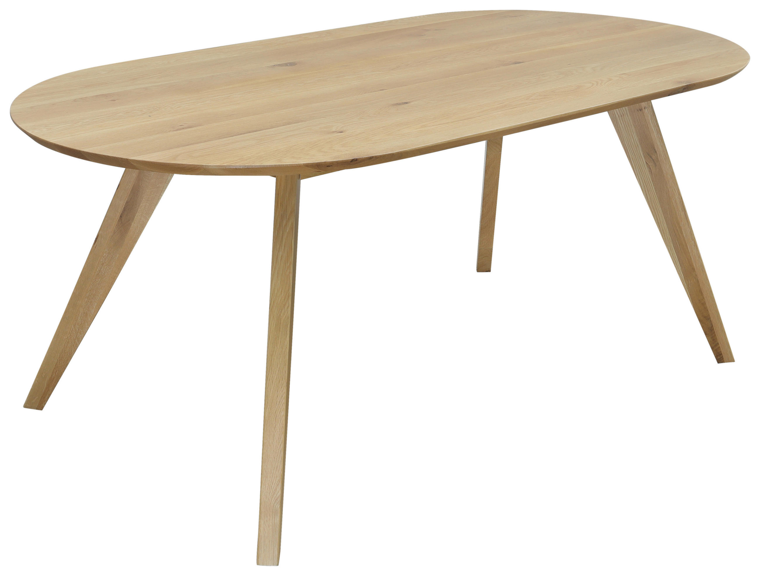 ESSTISCH 180/90/75 cm Echtholz  Holz Eichefarben  - Eichefarben, KONVENTIONELL, Holz (180/90/75cm) - VanDerken