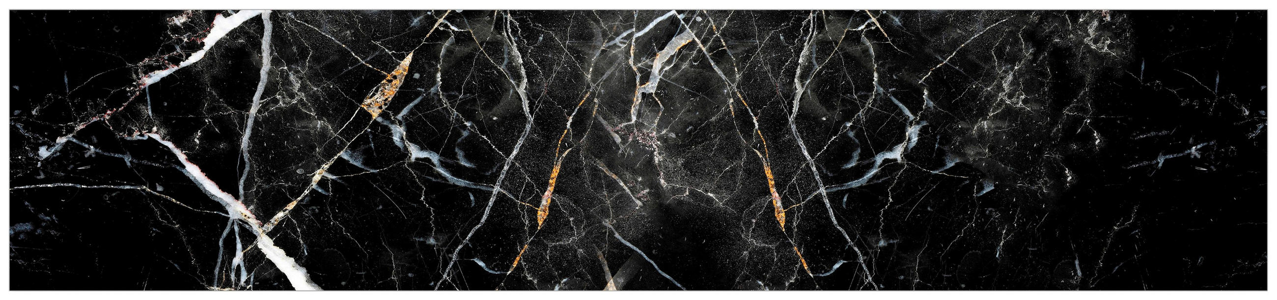 Fani Küchenrückwand Smart - Glas Schwarz, 240x53.7x0.6 cm