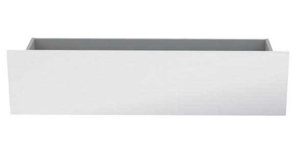 SCHUBLADE 91/22/37 cm Weiß Hochglanz - Weiß Hochglanz, KONVENTIONELL, Holzwerkstoff (91/22/37cm) - Hom`in