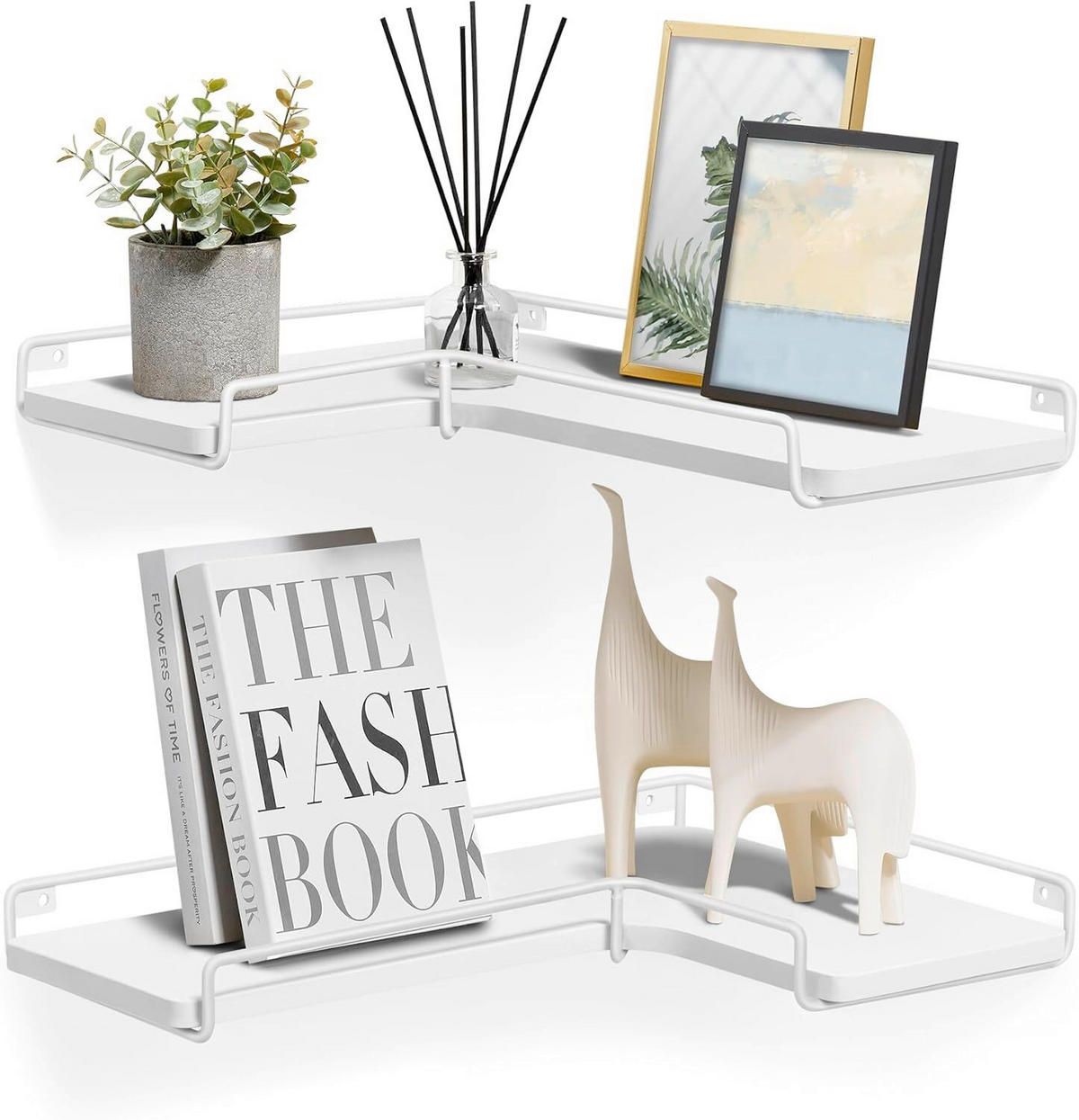 ECKREGAL - Weiß, Trend, Holzwerkstoff/Metall (40/4/29cm) - MID.YOU