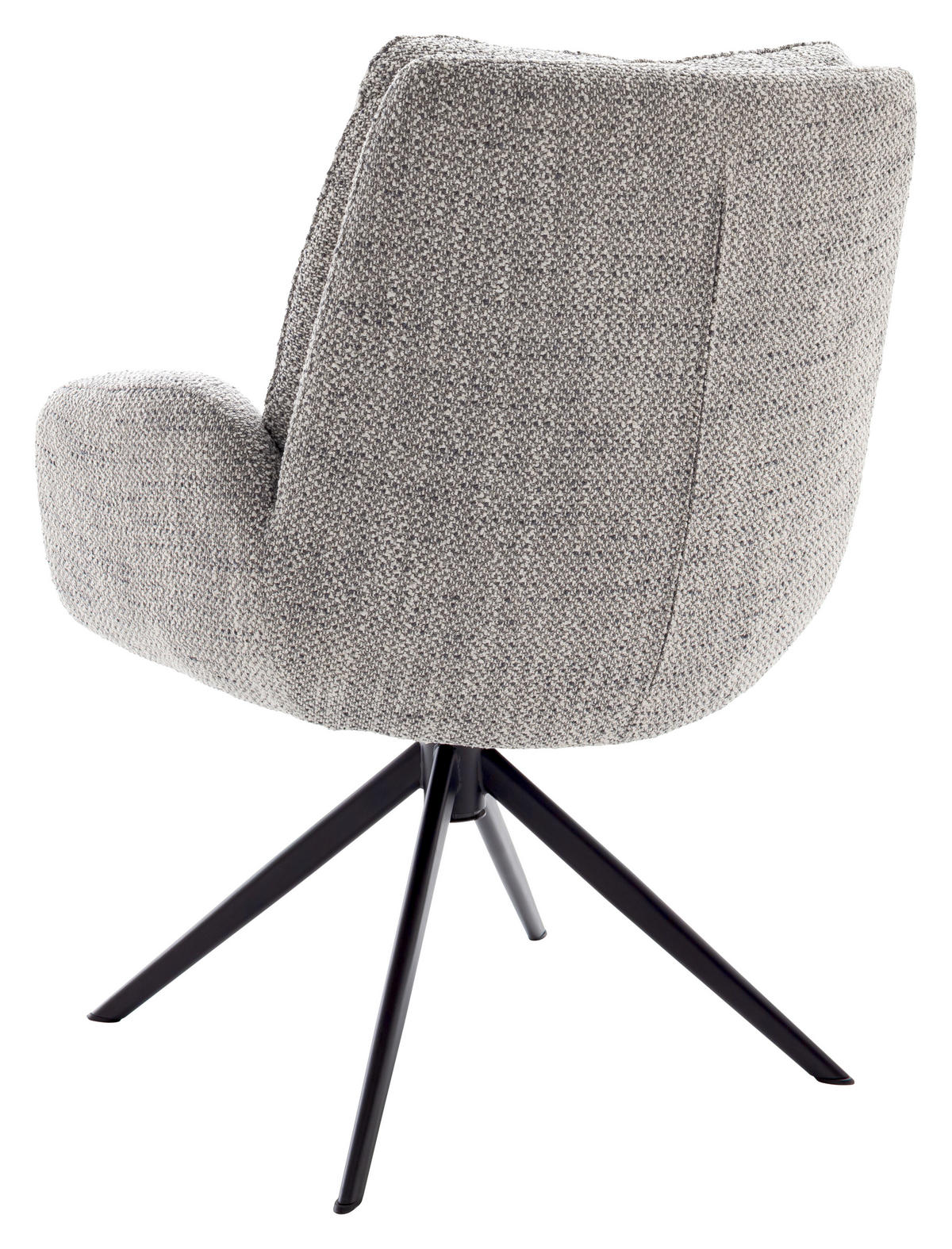 ARMLEHNSTUHL  in Stahl Webstoff  - Schwarz, Design, Textil/Metall (72/95/77cm) - Novel