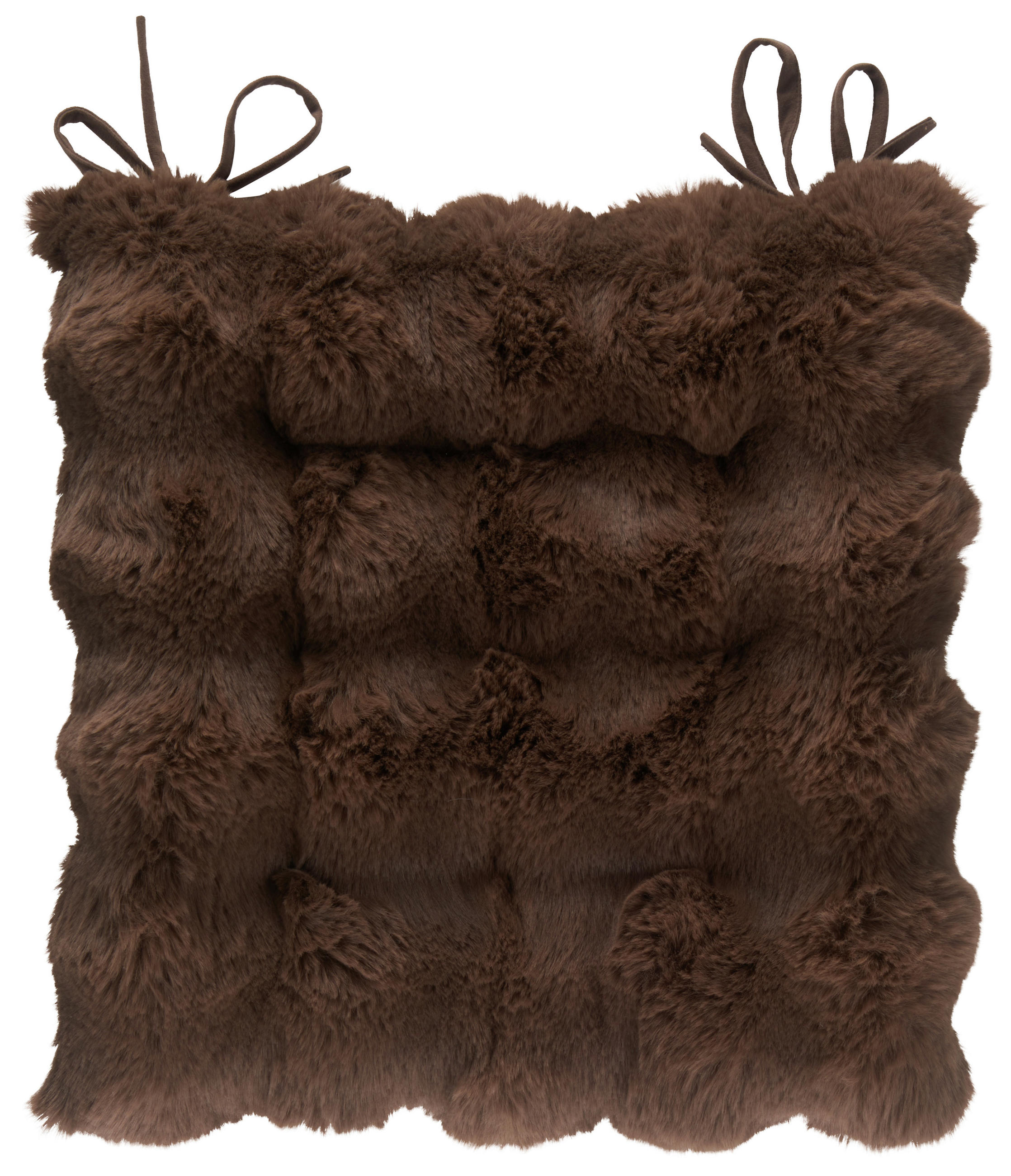PODUŠKA NA SEDENIE, 40/40 cm - hnedá, Konventionell, textil (40/40cm) - Esposa