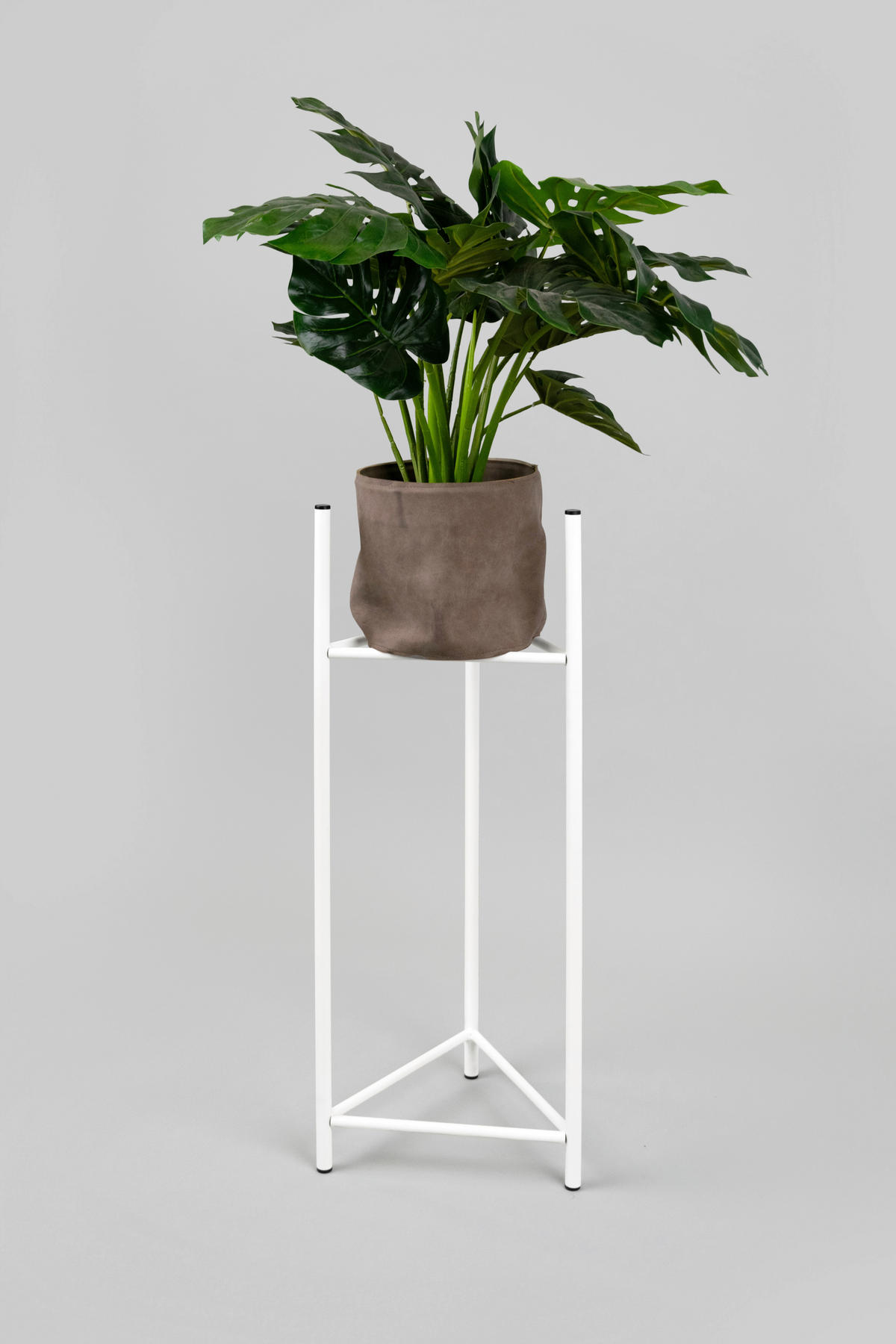 BLUMENSTÄNDER in Metall  - Weiß, Basics, Metall (27/90/27cm)
