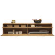 LOWBOARD Wildeiche  241,9/53,8/37,1 cm  - Wildeiche/Bronzefarben, Natur, Holz/Metall (241,9/53,8/37,1cm) - Valnatura