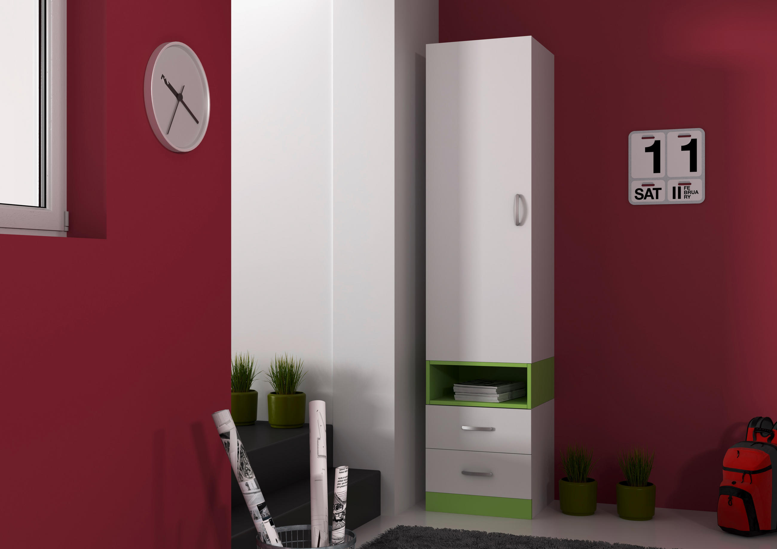 OMARA ZA OBLAČILA,  - Basics (45/195/42cm) - Carryhome